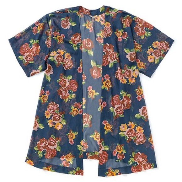 Matilda Jane Floral Watch the Sunrise Kimono Sz M/L - Picture 2 of 5